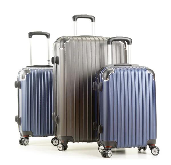 Hard-shell travel suitcases manufactured by Enrich Luggage
